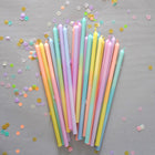 Strandlichter in Pastellfarben von Kleine Fete. Einfach in Sand stecken, anzünden und genießen. Tolles Geschenk zum Geburtstag, Ostern, Weihnachten, zur Geburt.
Thin Candles in different colours