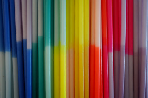 Stabkerzen, Geburtstagskerzen, Sonnenfänger und allerlei bunte Schönheiten